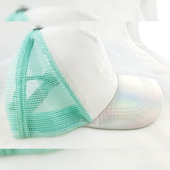 Mermaid Shell Trucker Hat Shell Yeah - Picture 3 of 5